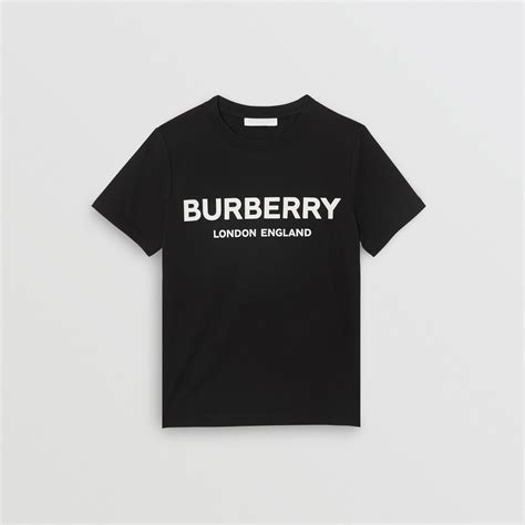 burberry logo print cotton t shirt|Burberry t shirt original price.